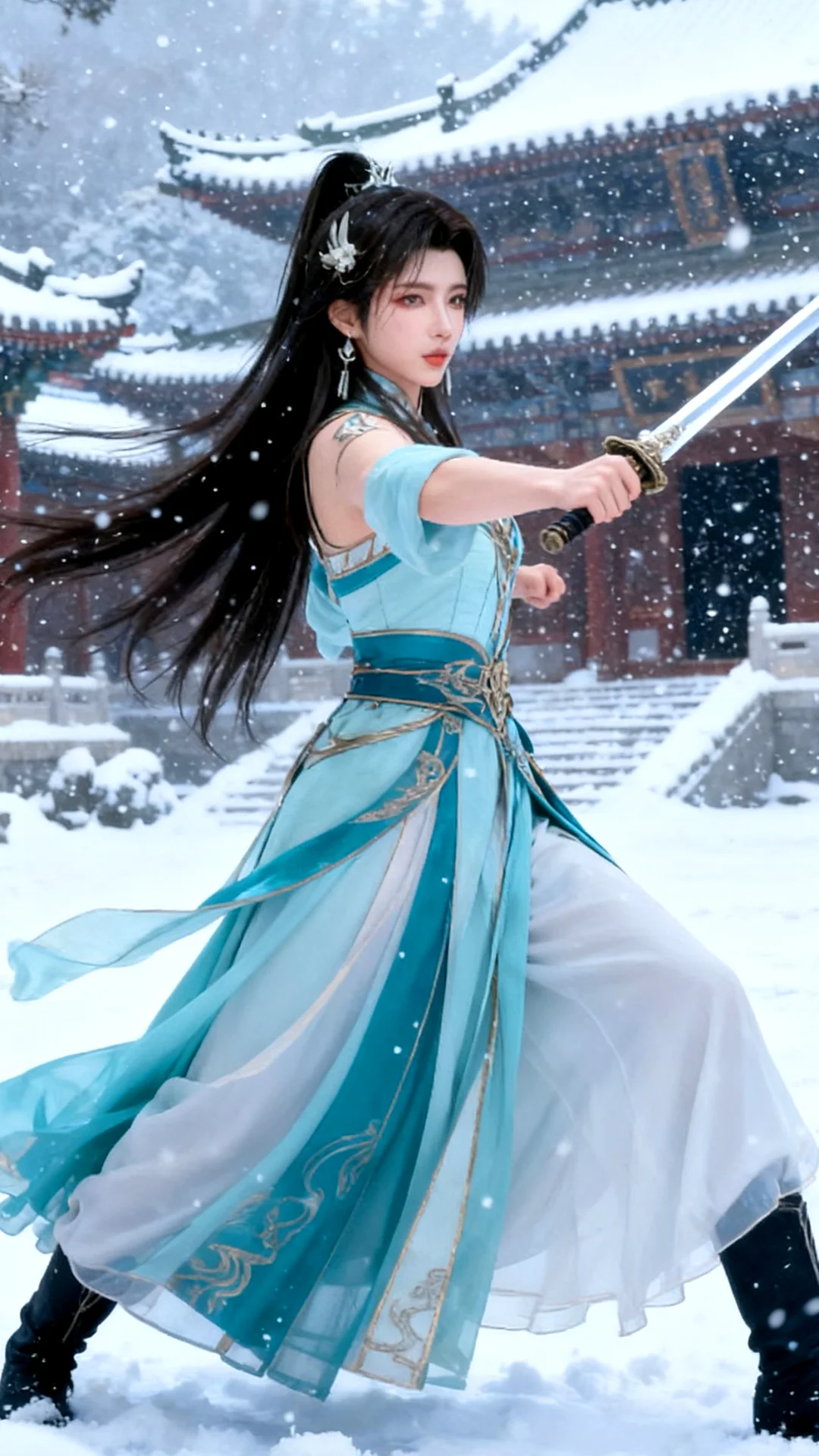 国漫女神｜萧薰儿斗破苍穹AI二次元动漫壁纸