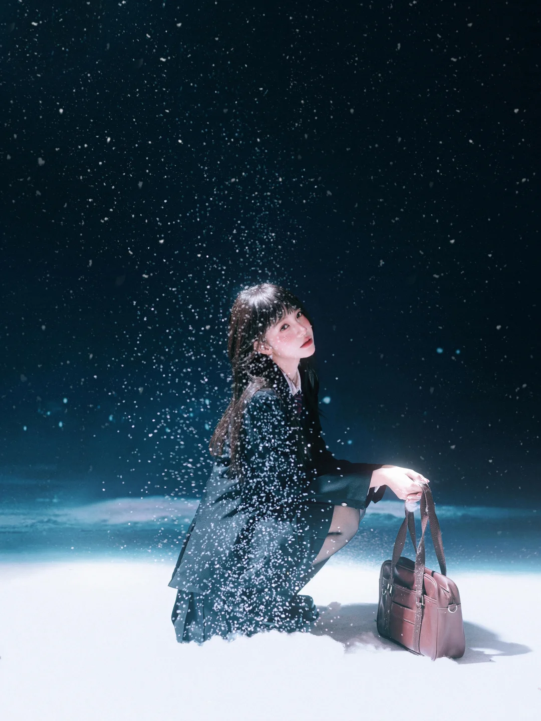 雪景写真|韩女申请出战❄️是心动的第N集