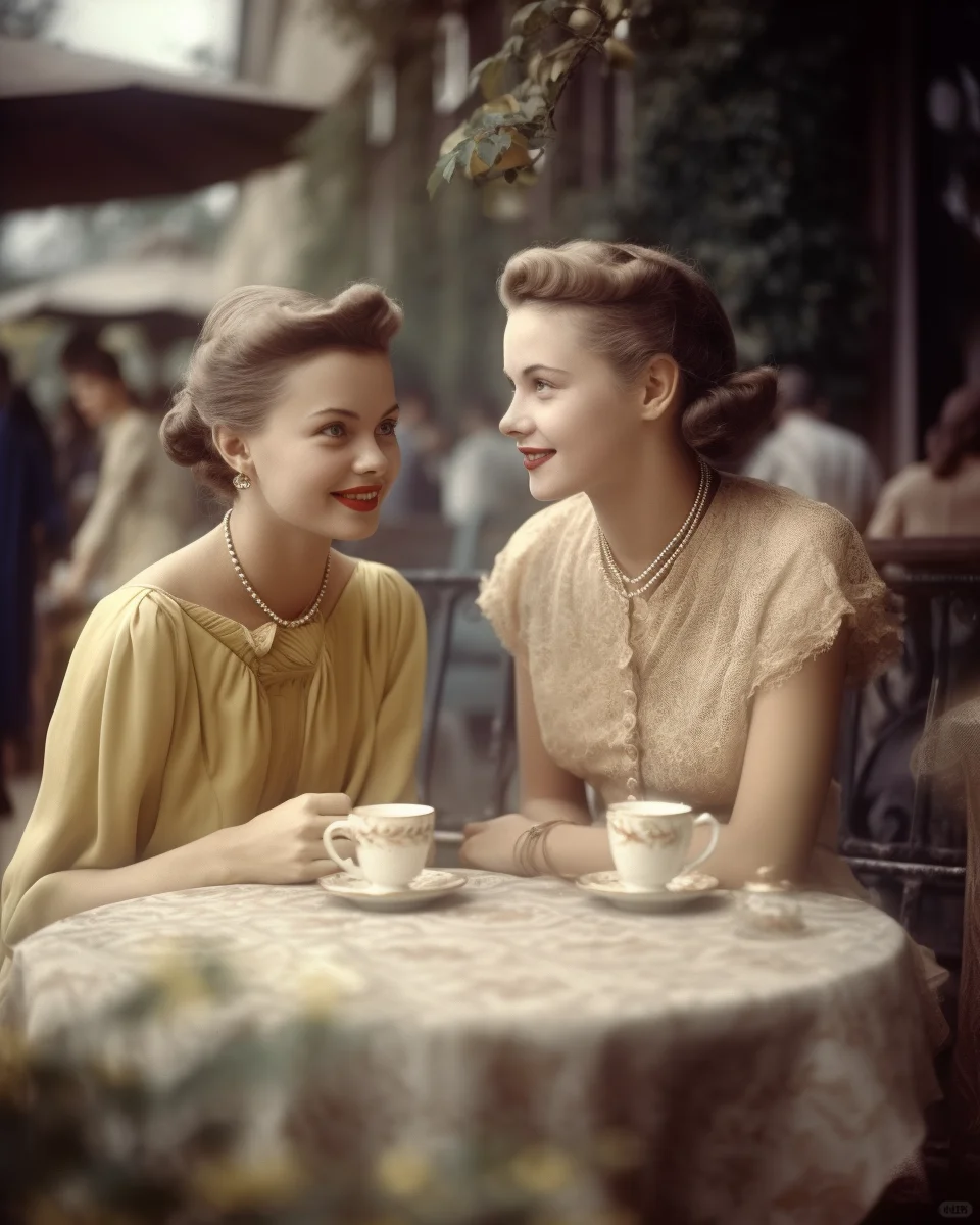 复古时尚，午后时光