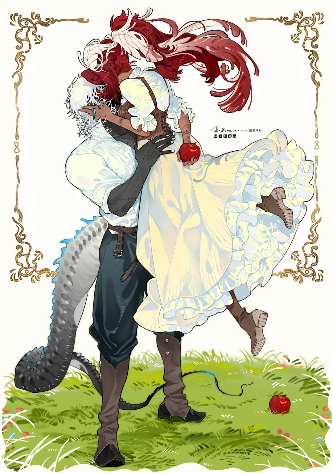 狗抱姐，狗被姐亲，狗害羞