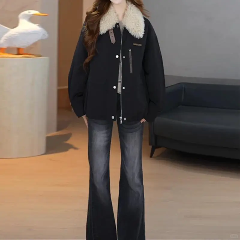 💧2025秋冬新款女士美式时尚短款夹克外