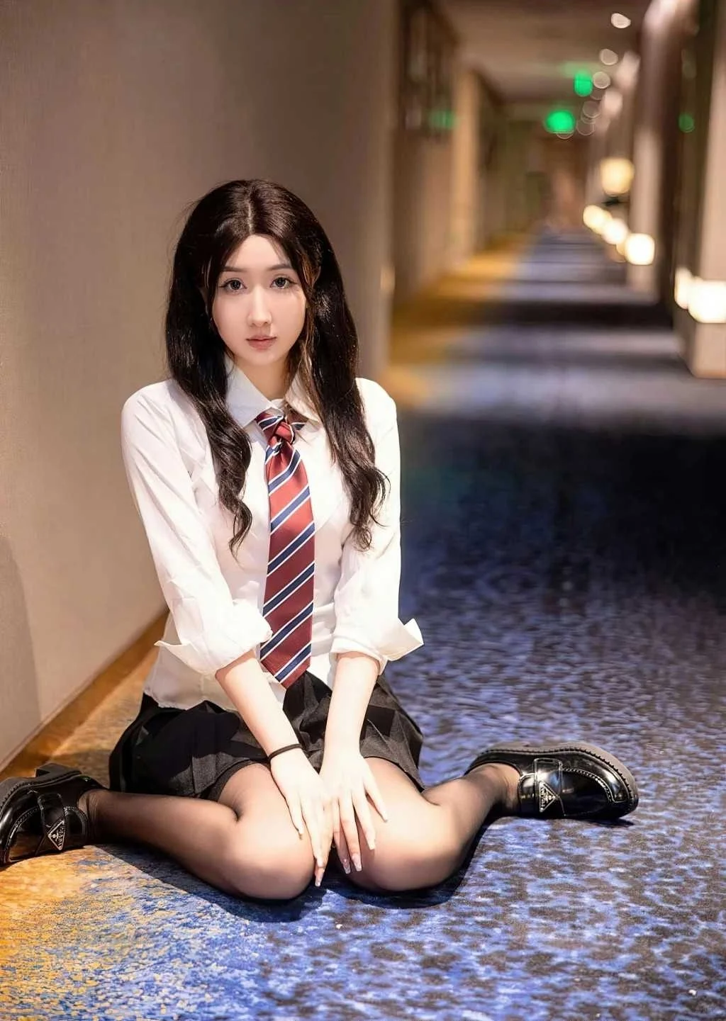 挑战M腿坐姿拍照成功📸