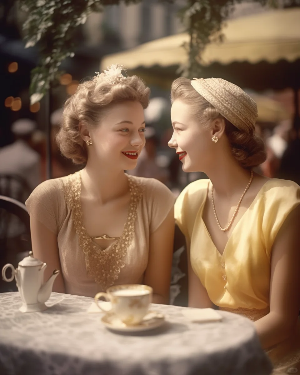 复古时尚，午后时光