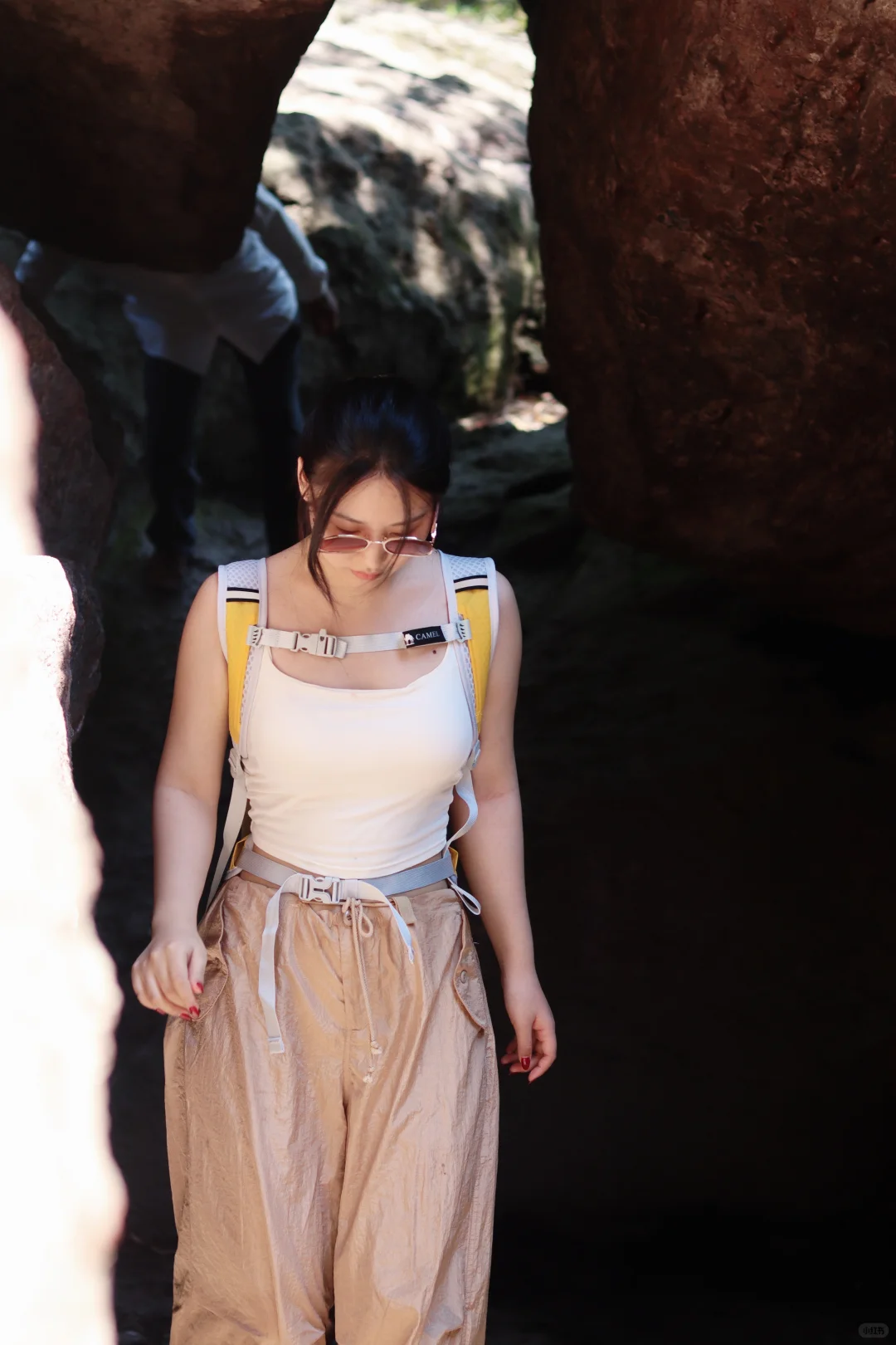 素颜自由，爽爽的登山爽！素颜就是最性感的