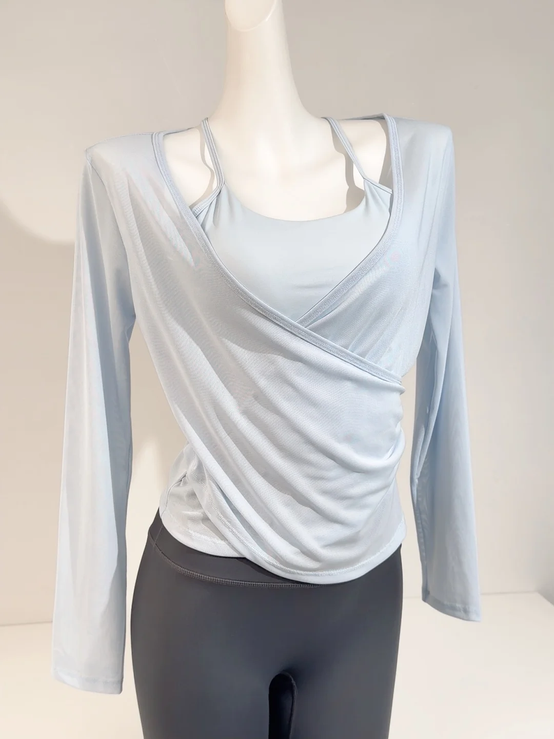 🩵冰川蓝瑜伽服｜秋冬运动穿搭💰39