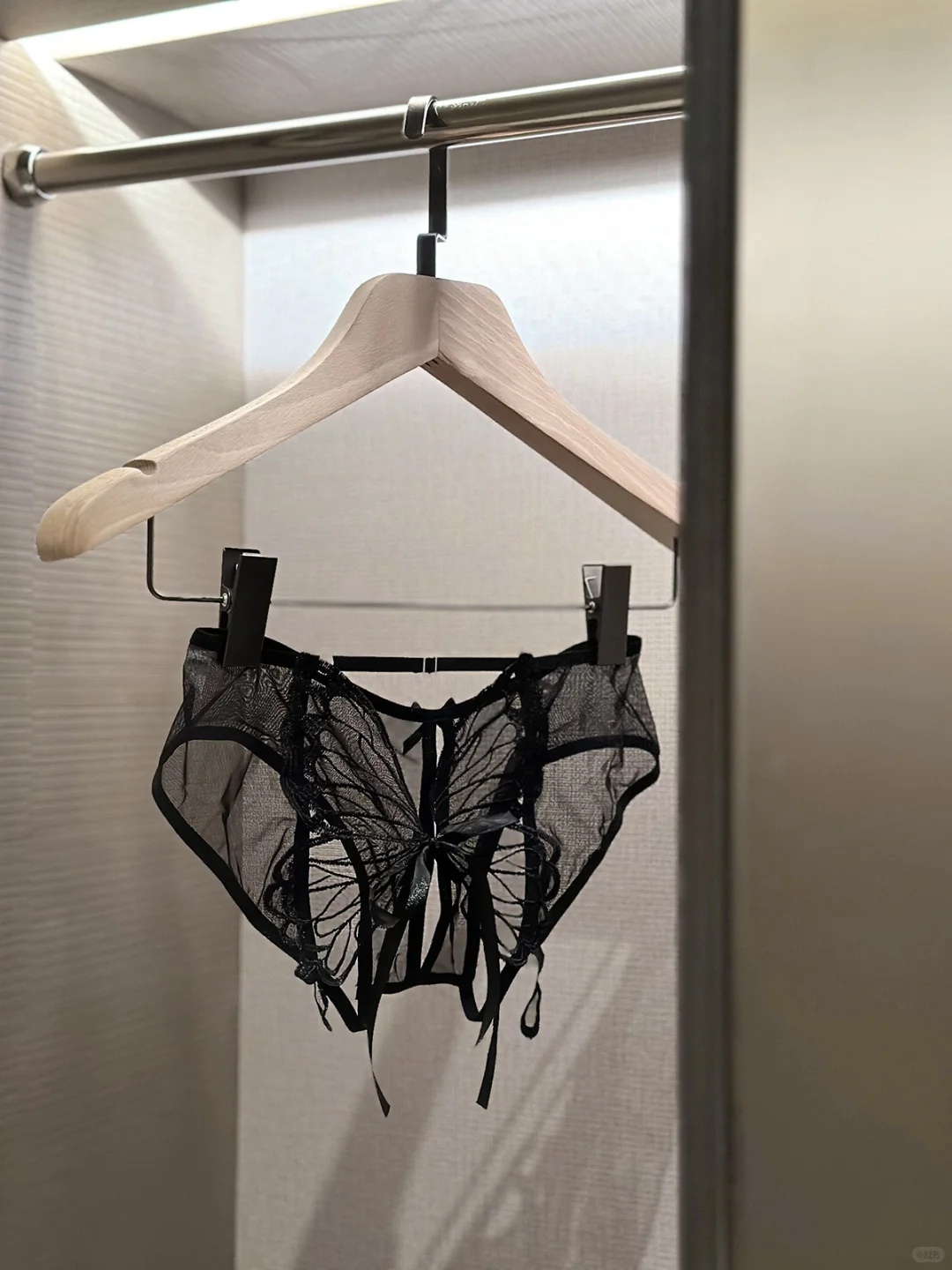 绑带可解系带蕾丝内裤纯欲开档低腰