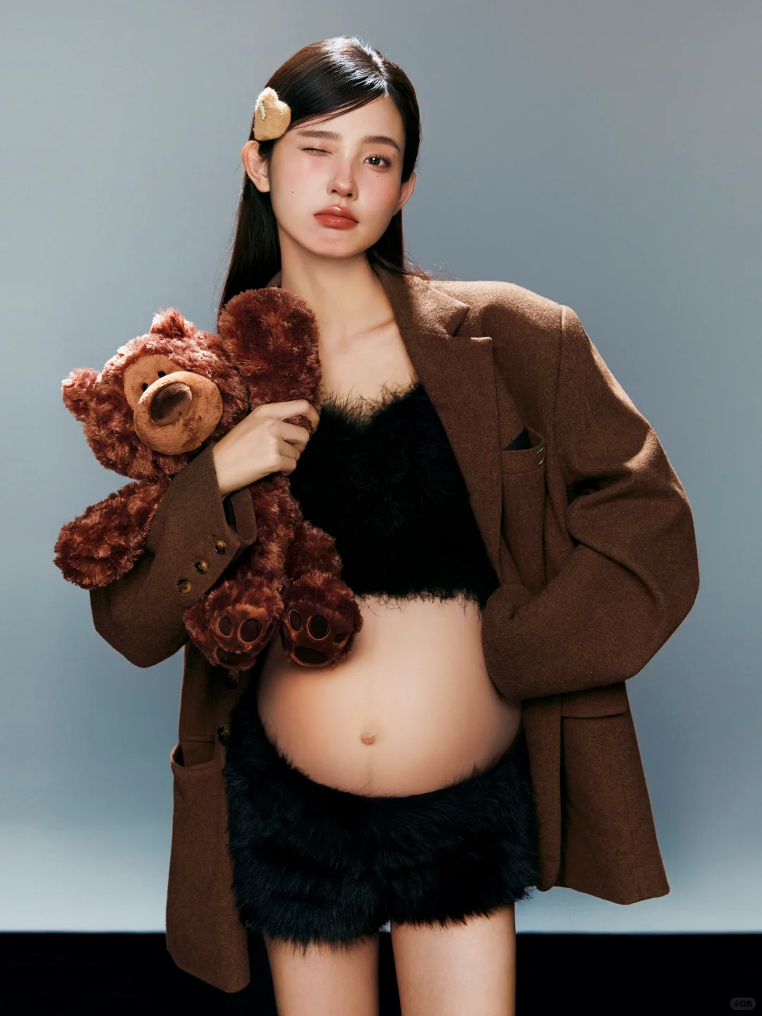 孕期也要做时髦精！ 和美拉德色系锁死