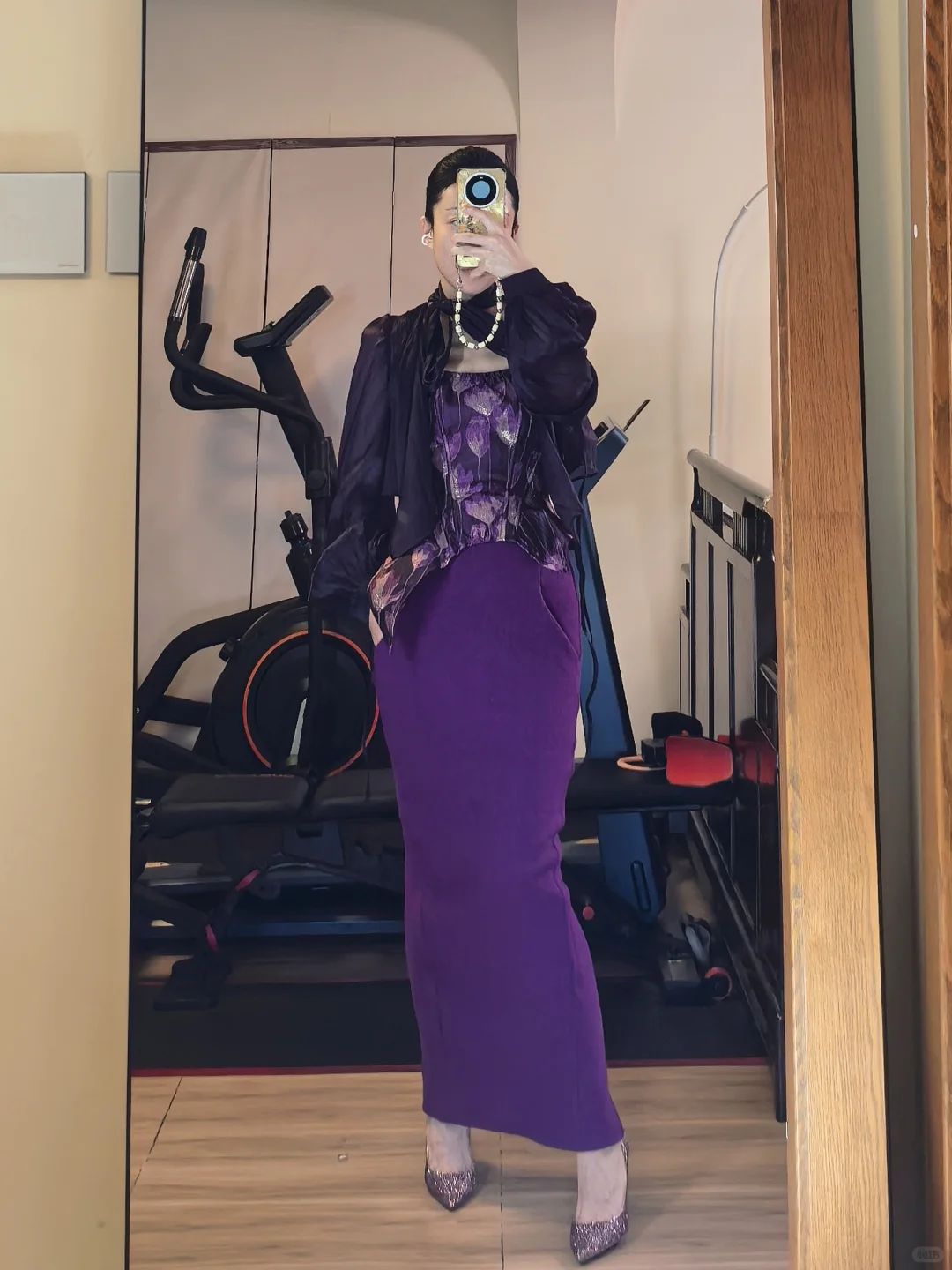 lanyi家曼珠沙华盘活衣柜里各种紫色单品