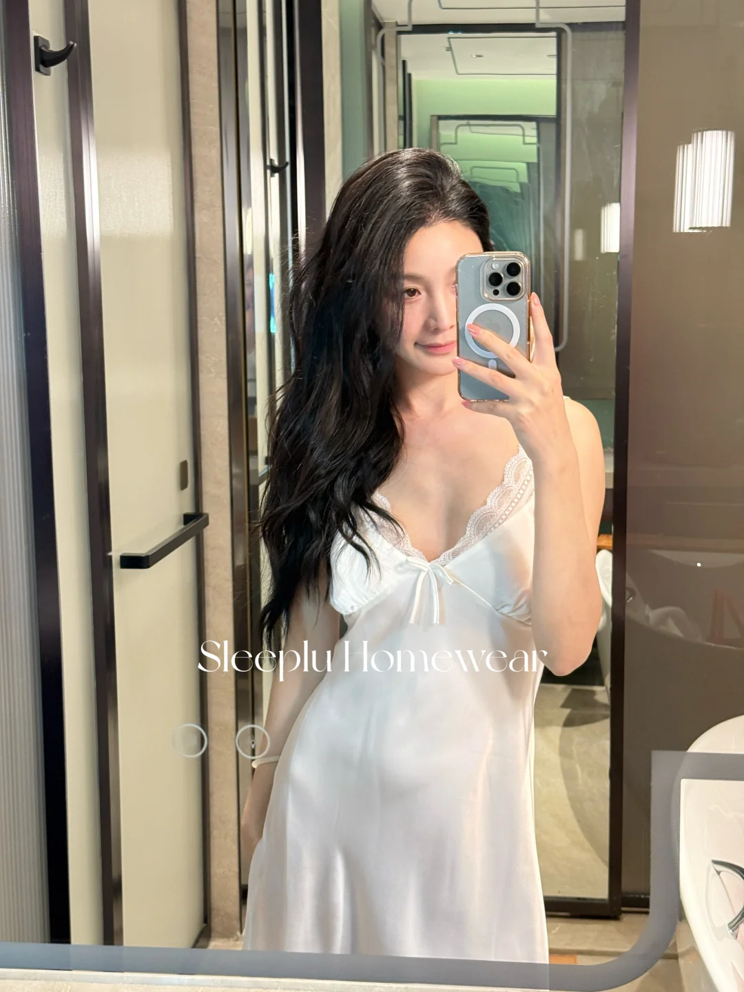 这是什么神仙睡裙！白月光‼️