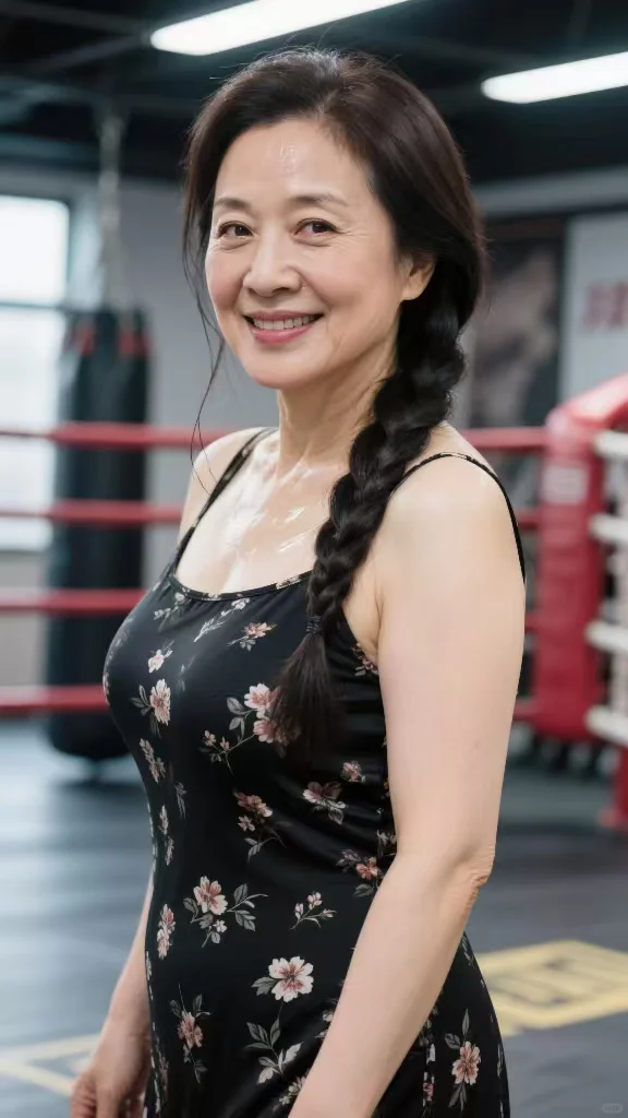 成熟柔里带劲，48岁阿姨汗湿的美