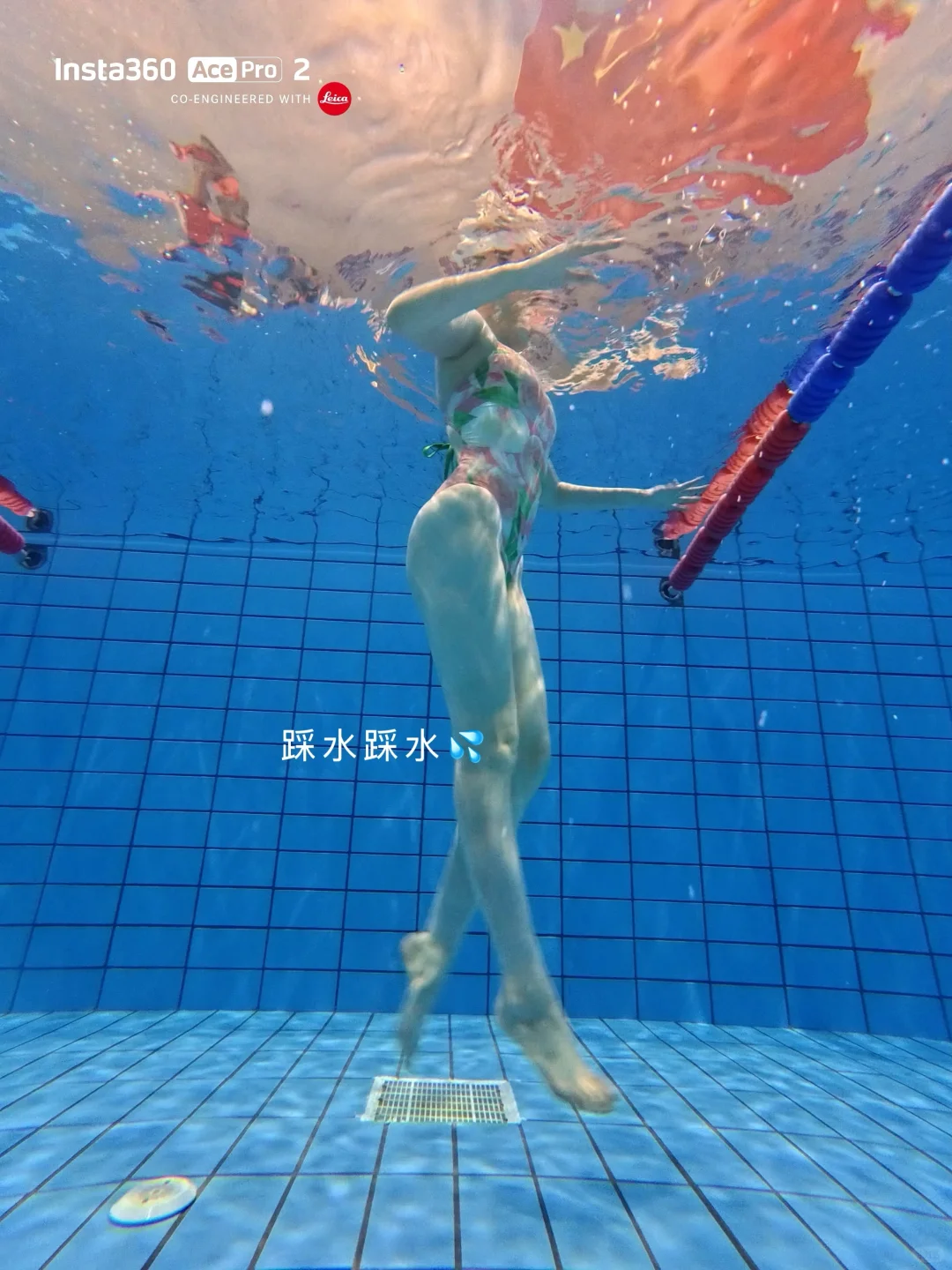 学游泳就是为了这张照片！