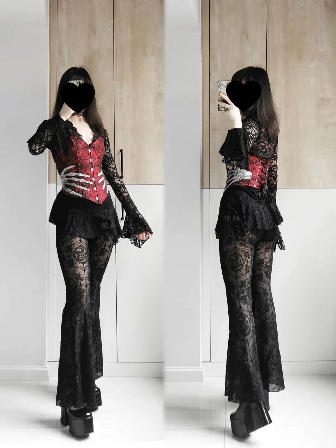 哥特衣橱｜鱼骨胸衣搭配向