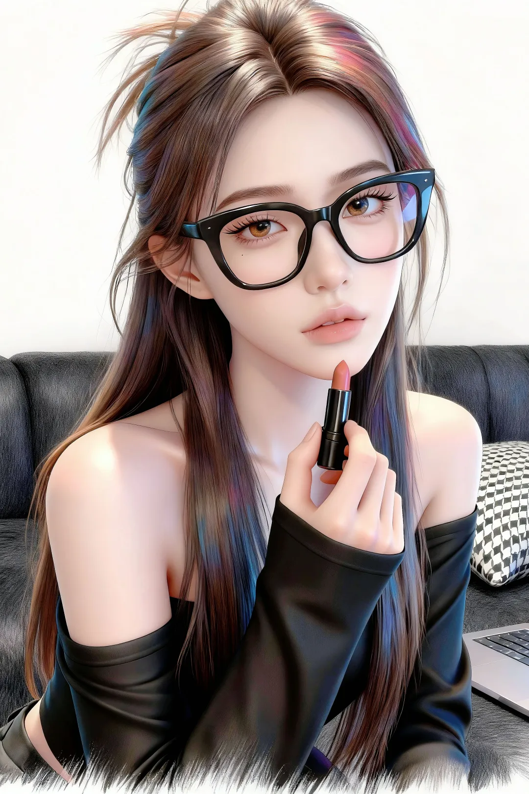 💄超美手绘像手机壁纸，谁用谁好看！