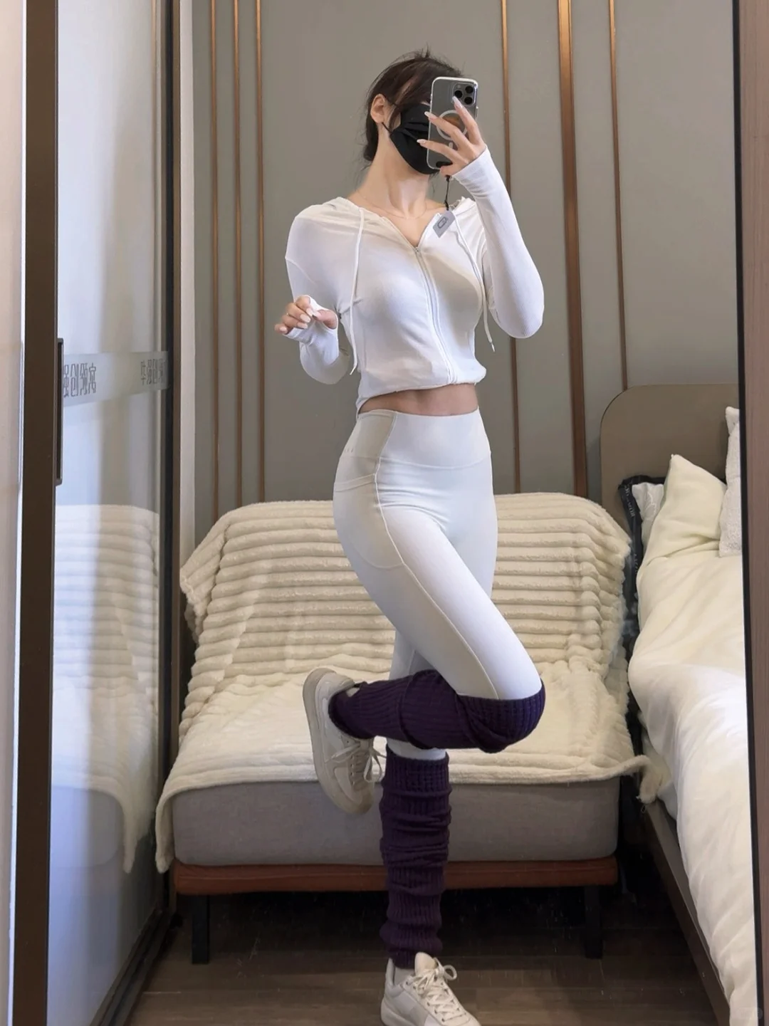 🤍白蛋白真的是瑜伽裤里的“纯欲天花板”吧？