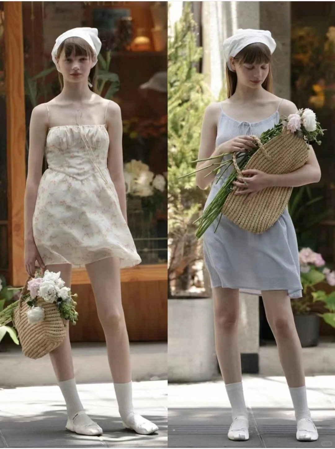 文艺知识分子法式复古艺术系女生不费力穿搭