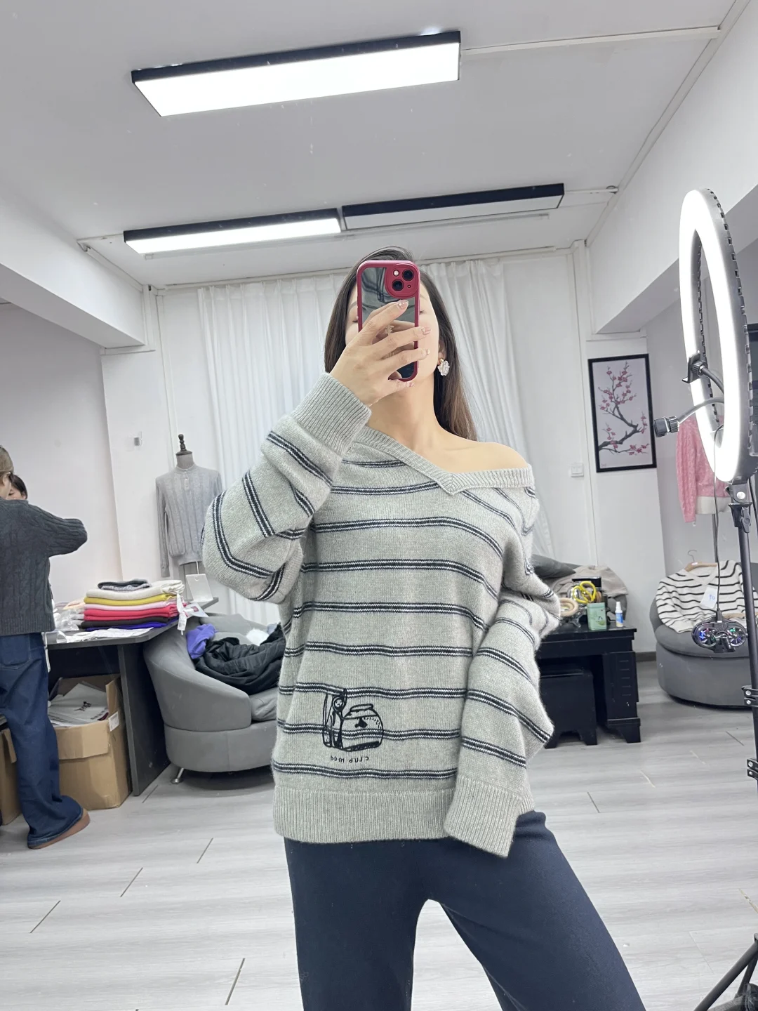 学当模特的第一天