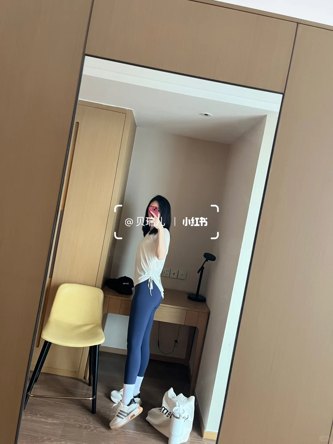 谁懂啊❗️💙蓝色百搭瑜伽裤无感塑形绝绝子❤️