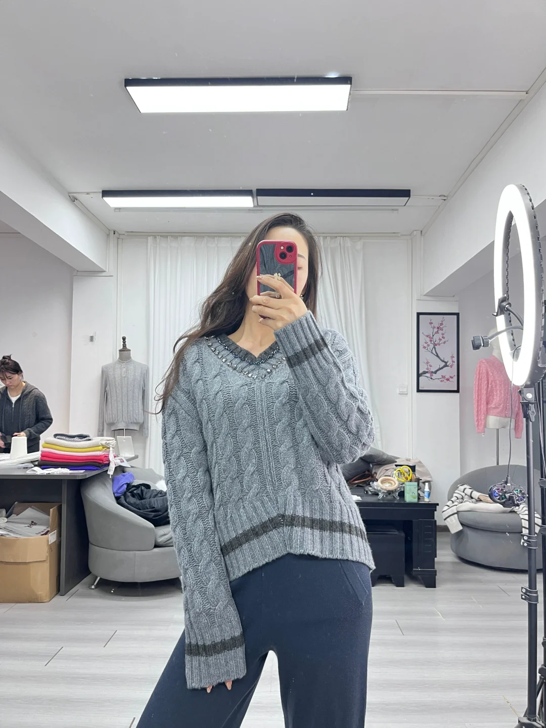 学当模特的第一天