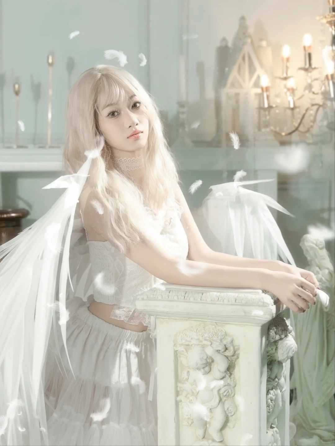 快看！！坠落人间的天使✨✨成都天使写真