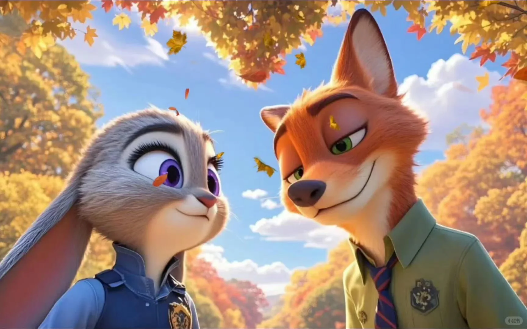 🦊🐰疯狂动物城ipad动漫电脑壁纸