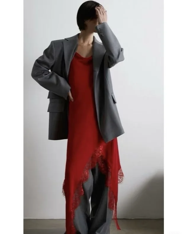 蕾丝单品叠穿-穿搭