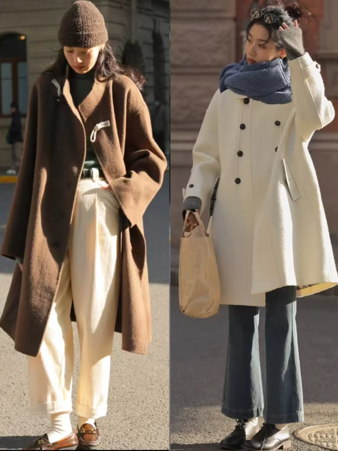 “轻文艺法式复古”☕️秋冬复古通勤叠穿指南