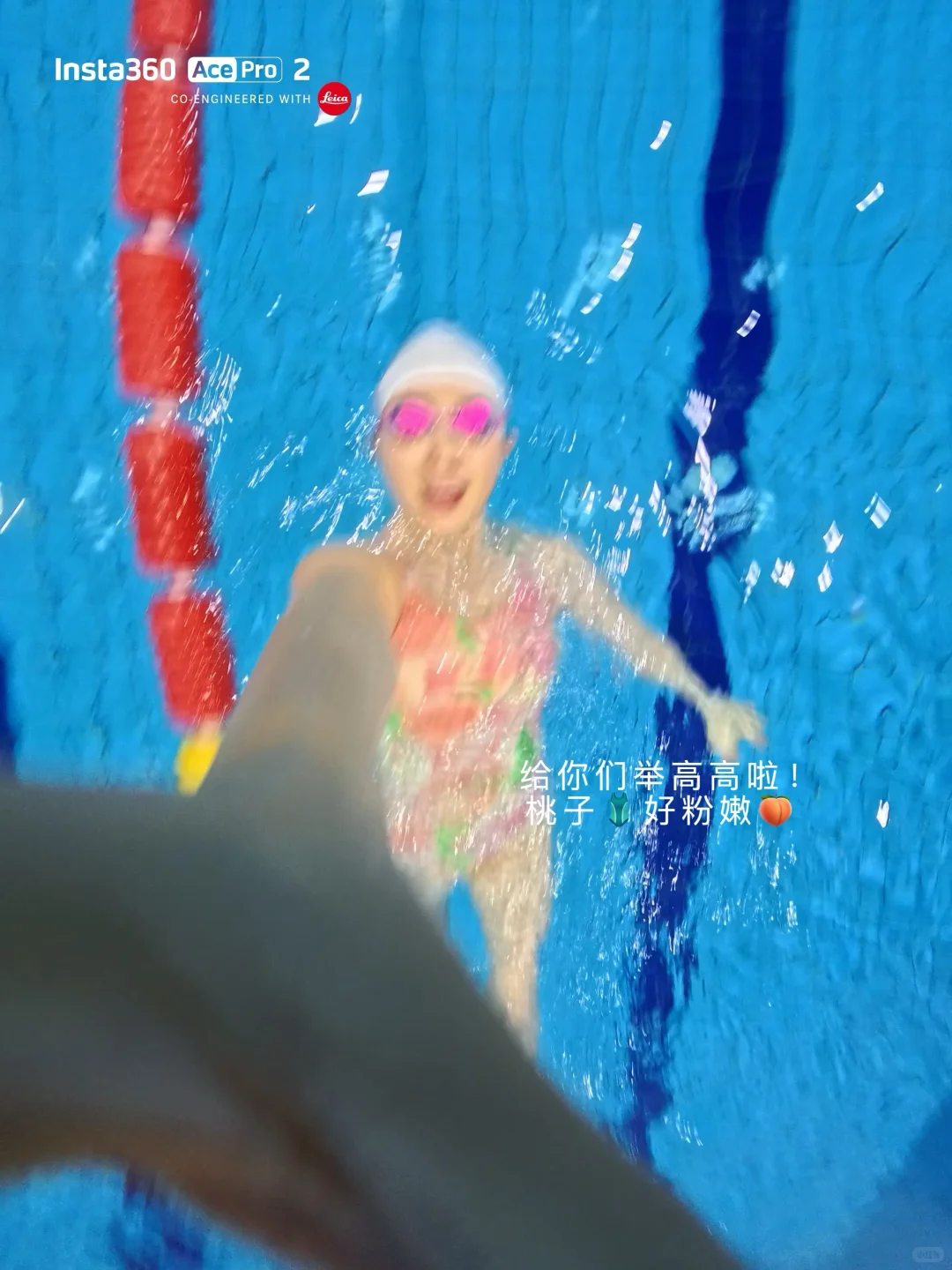 学游泳就是为了这张照片！