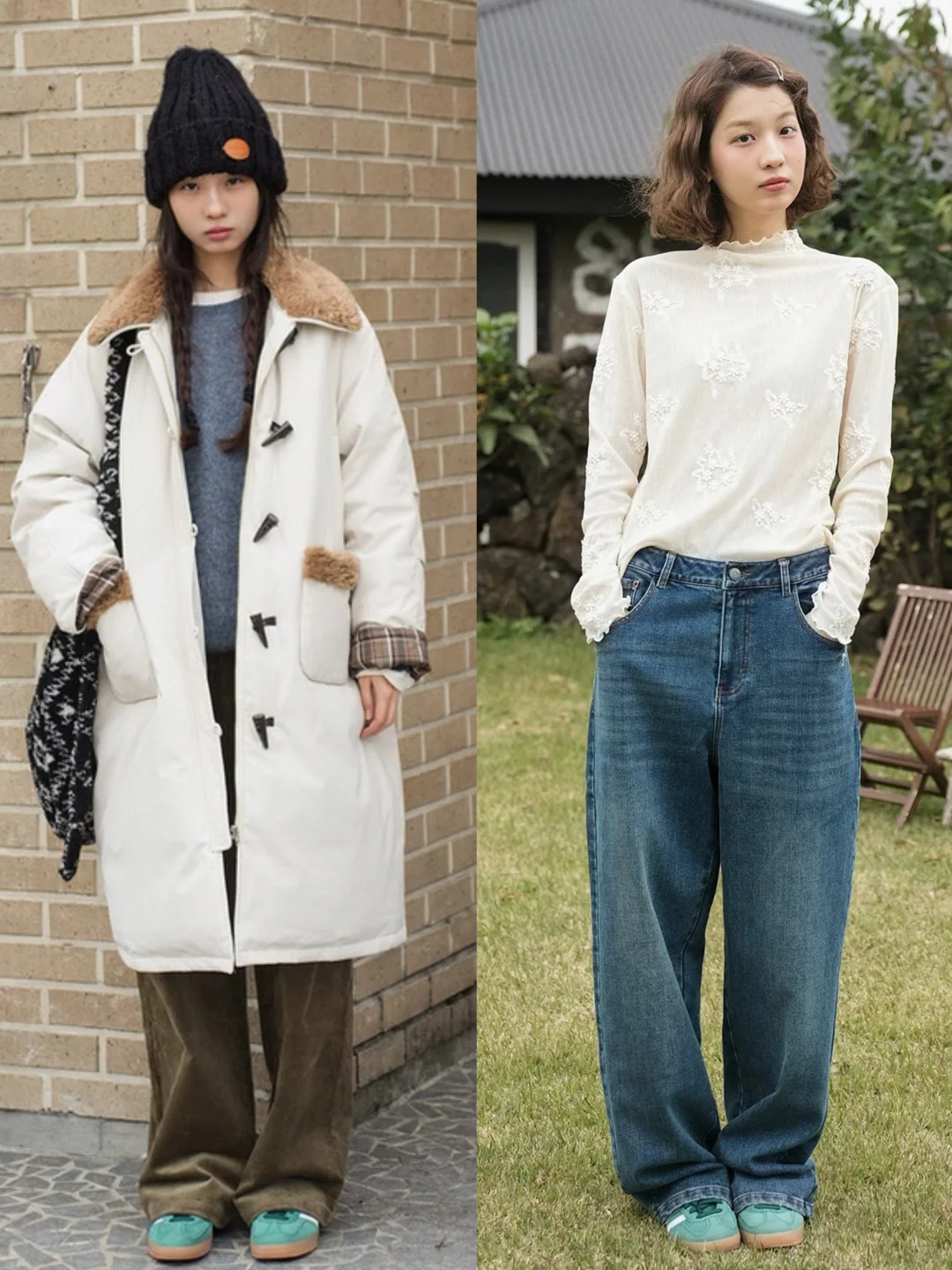 “韩女松弛感”日常复古穿搭：botanique