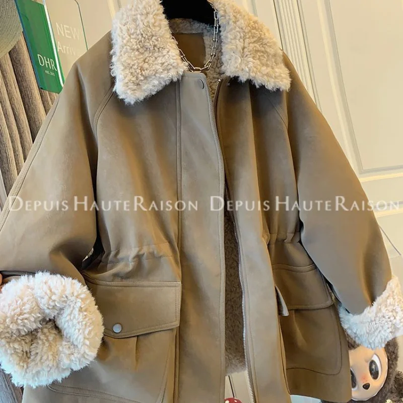 🧥羊羔毛外套上新啦！显瘦又高级