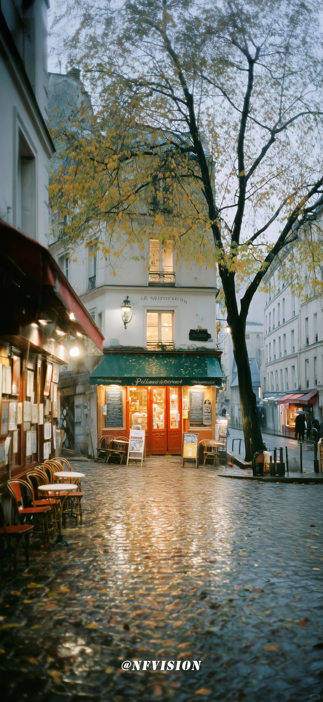 原创壁纸 | 雨日书店