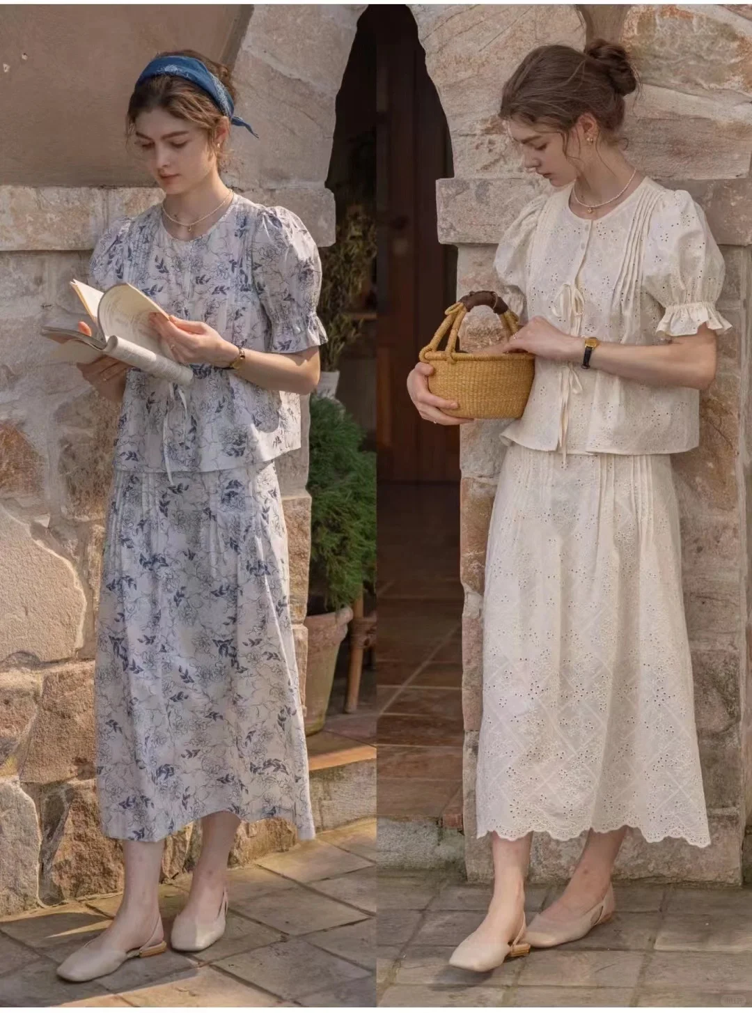 法式复古文艺系女生知识分子日常不费力穿搭