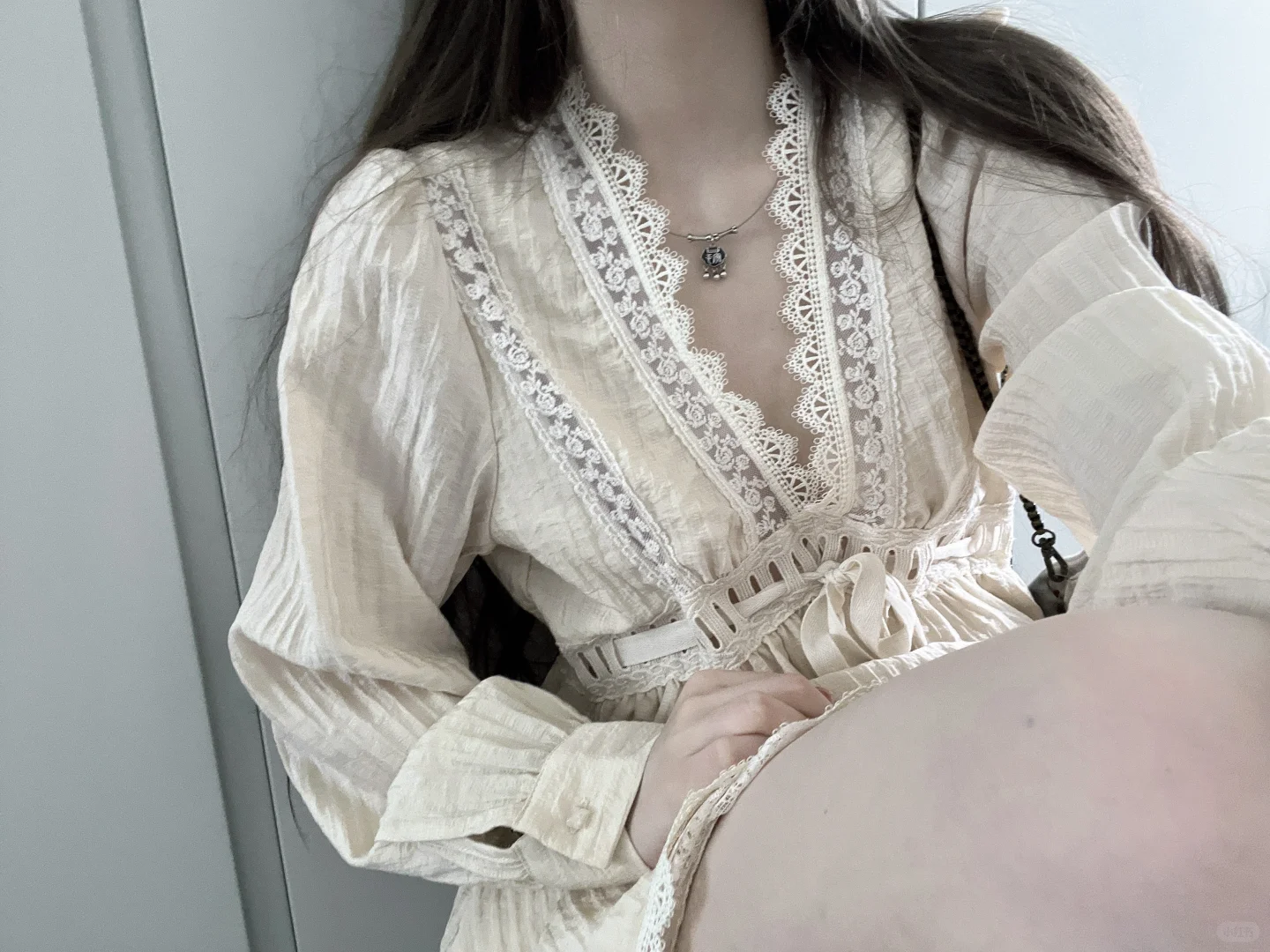 入秋的蕾丝连衣裙好心动!!清纯嘟 烧烧嘟!