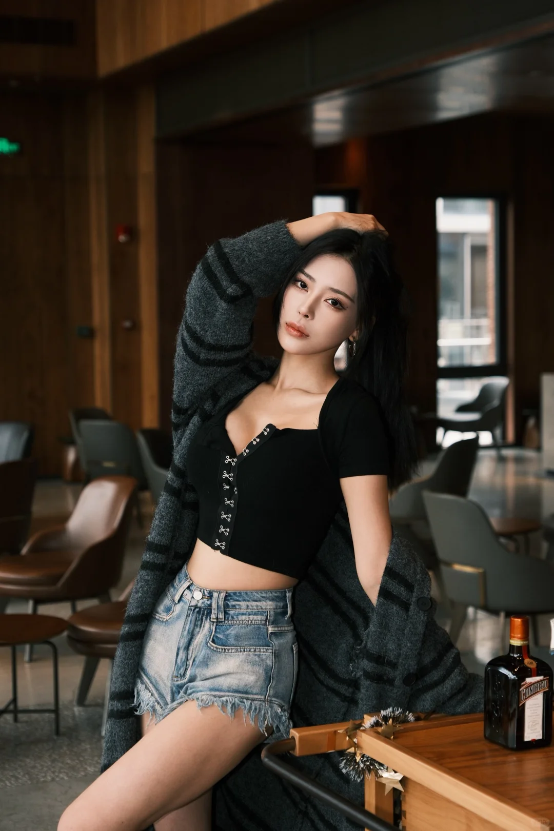 同一组照片拍出御姐风