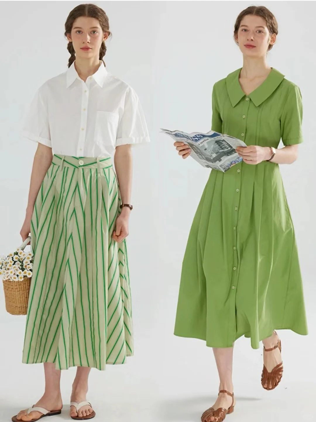 法式复古文艺系女生通勤穿搭