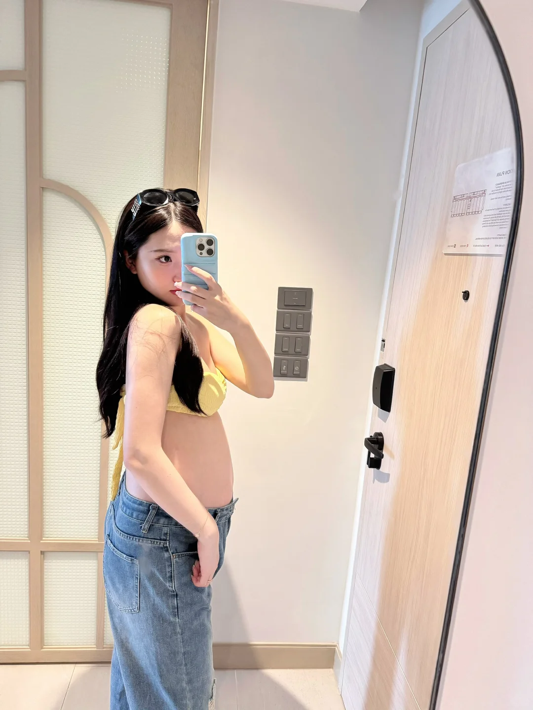 坚持不穿孕妇装 普吉岛度假穿搭18图💛