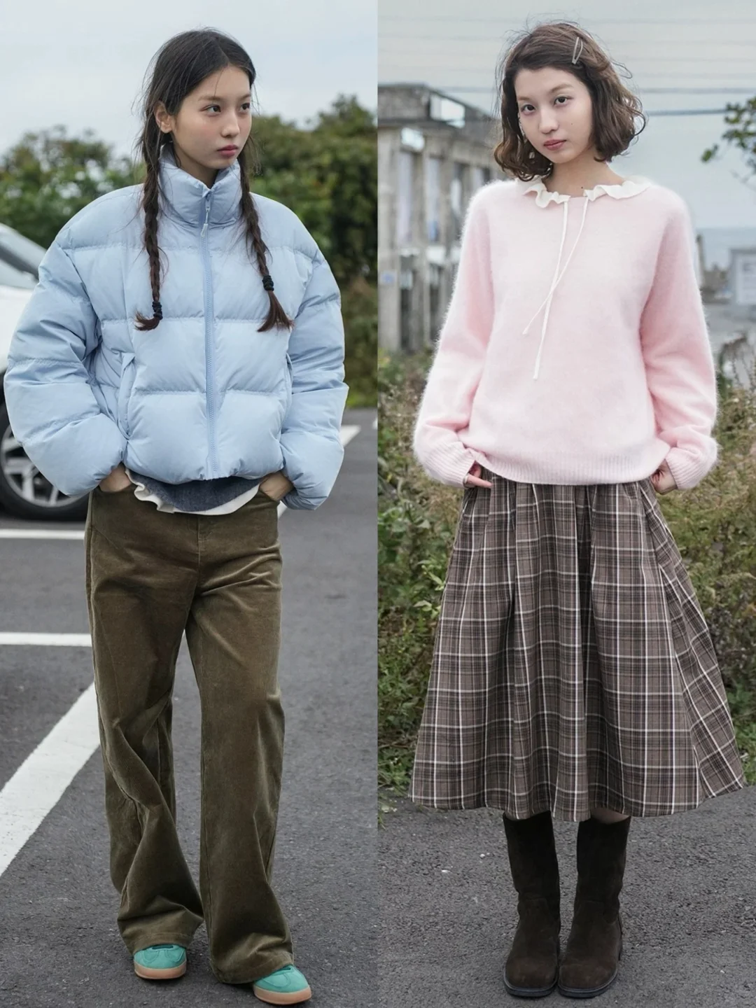 “韩女松弛感”日常复古穿搭：botanique