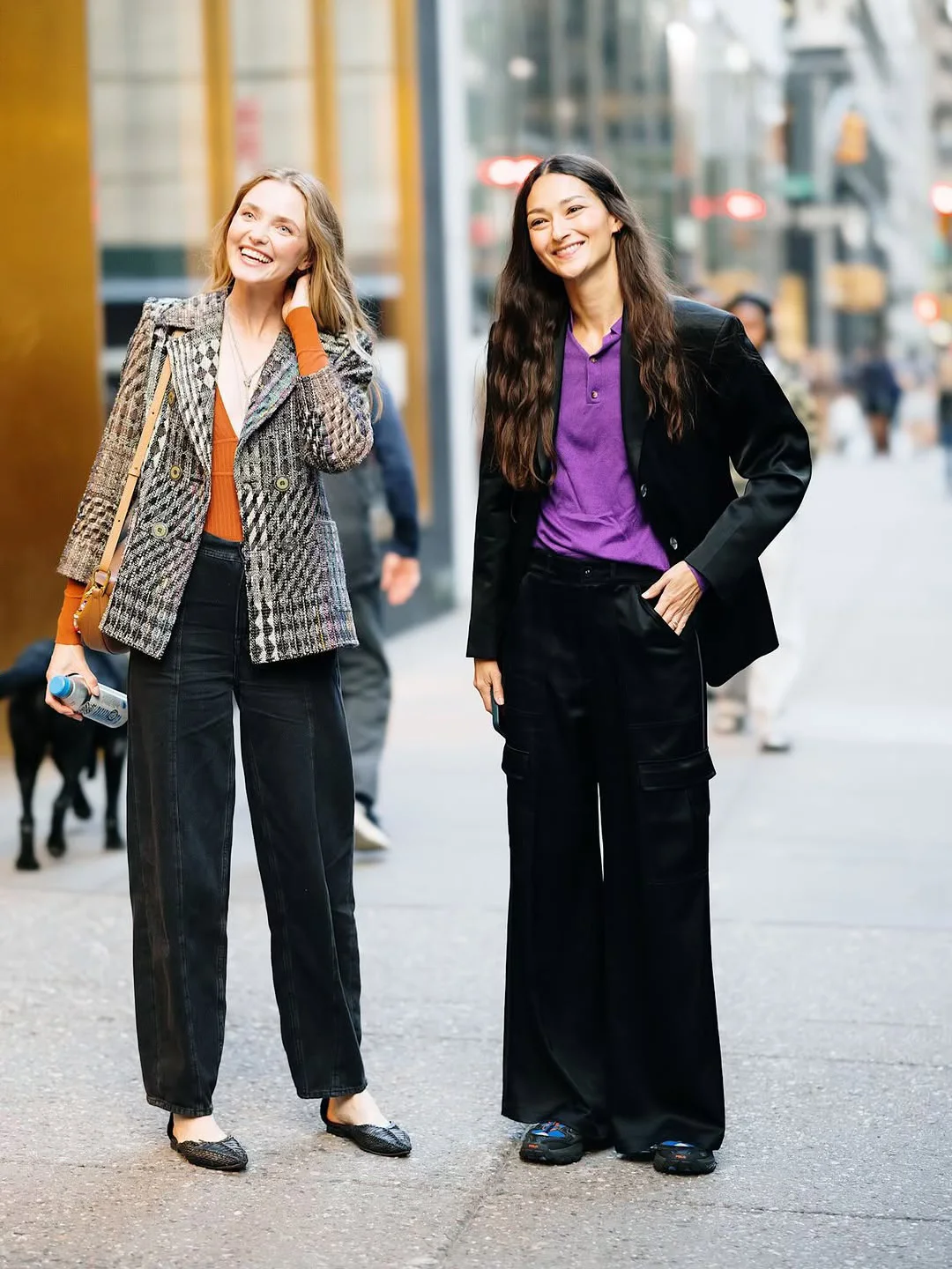 西装控必收藏-又飒又A又复古的时尚穿搭参考