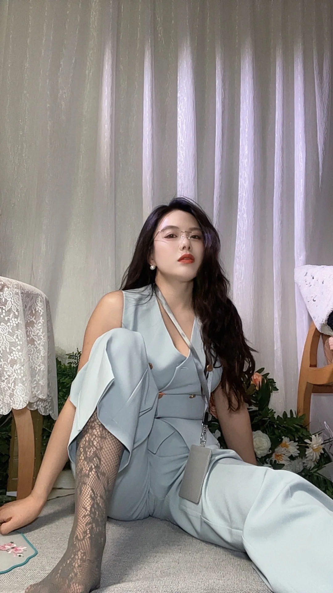 制服御姐 裤里丝 反差感穿搭