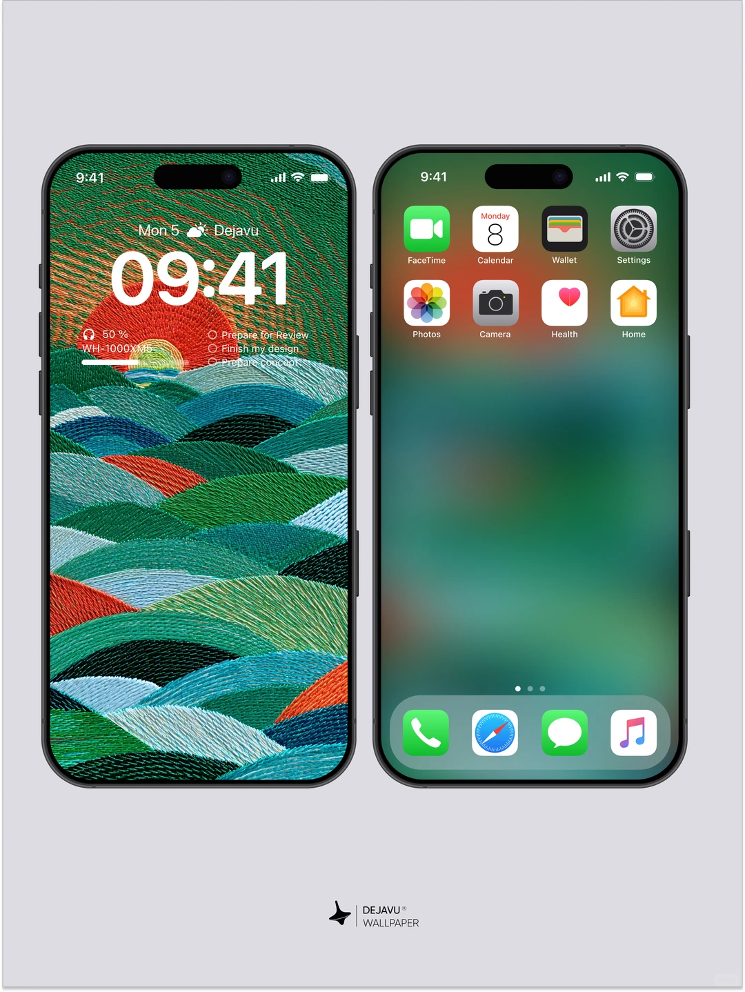绣线绘山海·佐志子日出图｜每日壁纸｜614