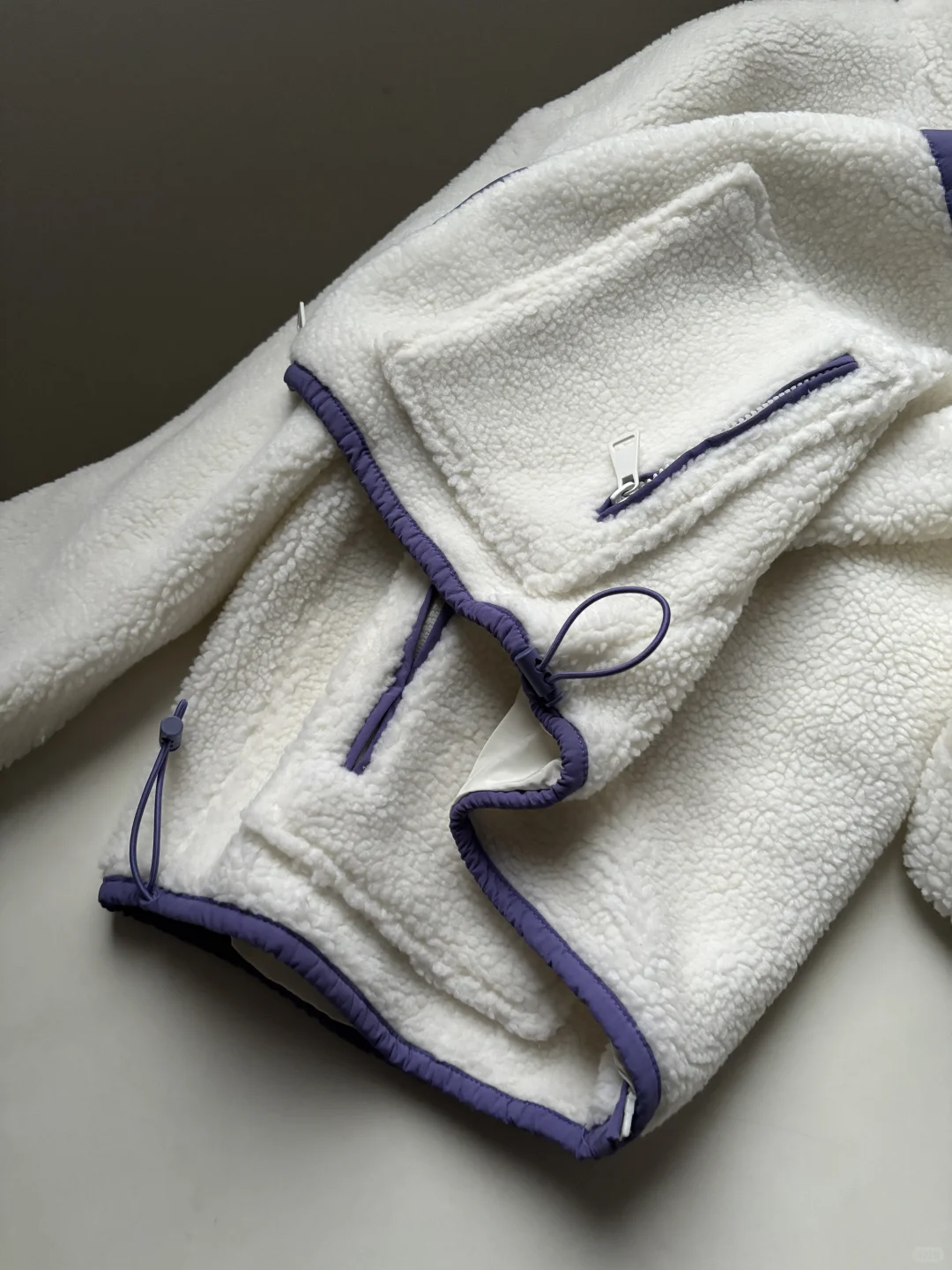 捡漏！时尚休闲外套 仿羊羔绒立领外套