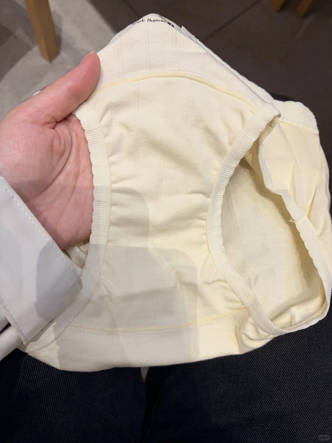 秋冬的棉内裤！有点厚度好舒服～