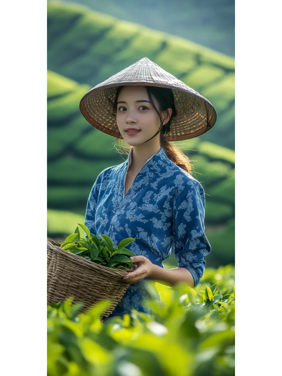 茶园悦色~采茶女的故事文案和图片分享