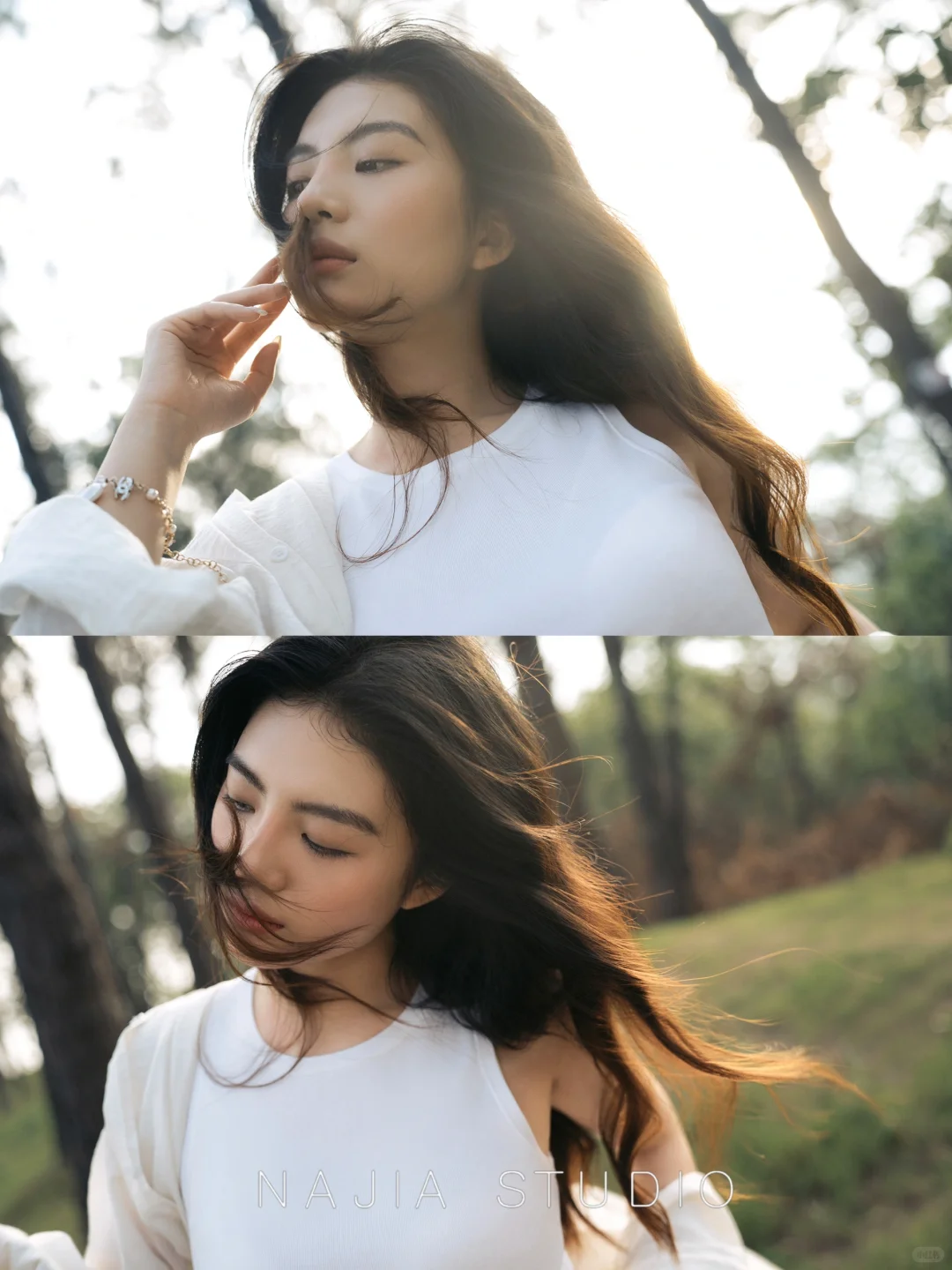 热爱大自然的女生自有她的精神高地