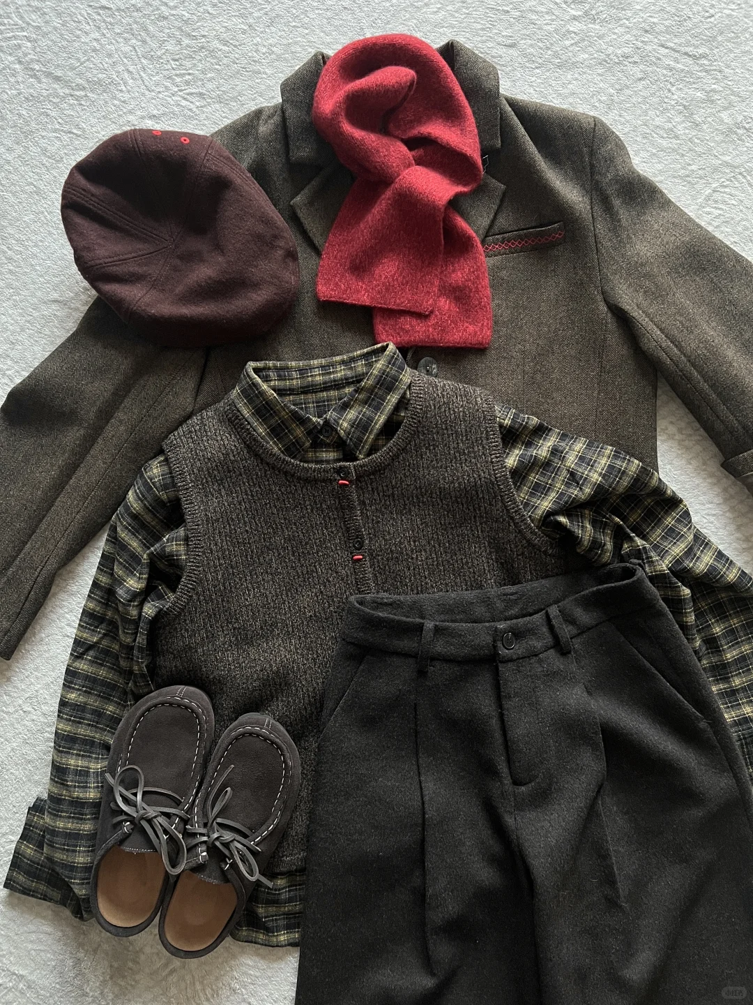 38岁中年少女复古穿搭过冬天18图🍂