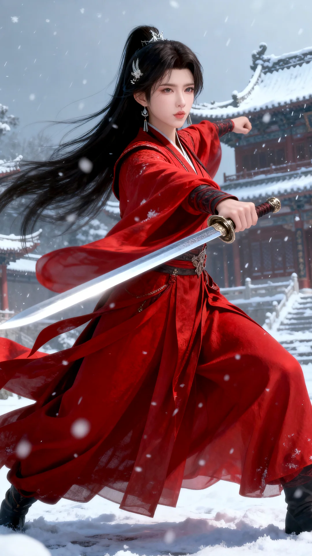 国漫女神｜萧薰儿斗破苍穹AI二次元动漫壁纸