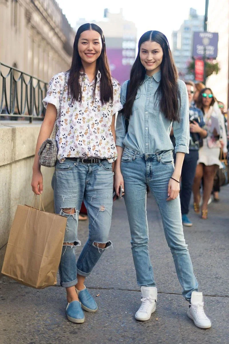 ✨考古 刘雯时装周街拍 魅力十足