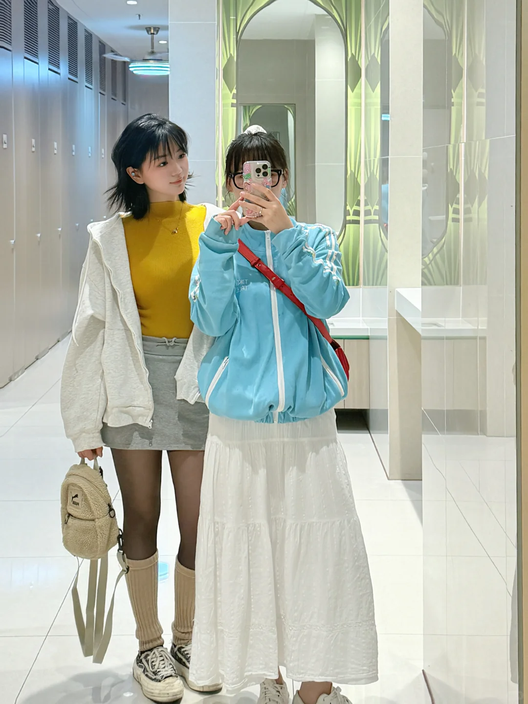 高个子女生运动休闲穿搭