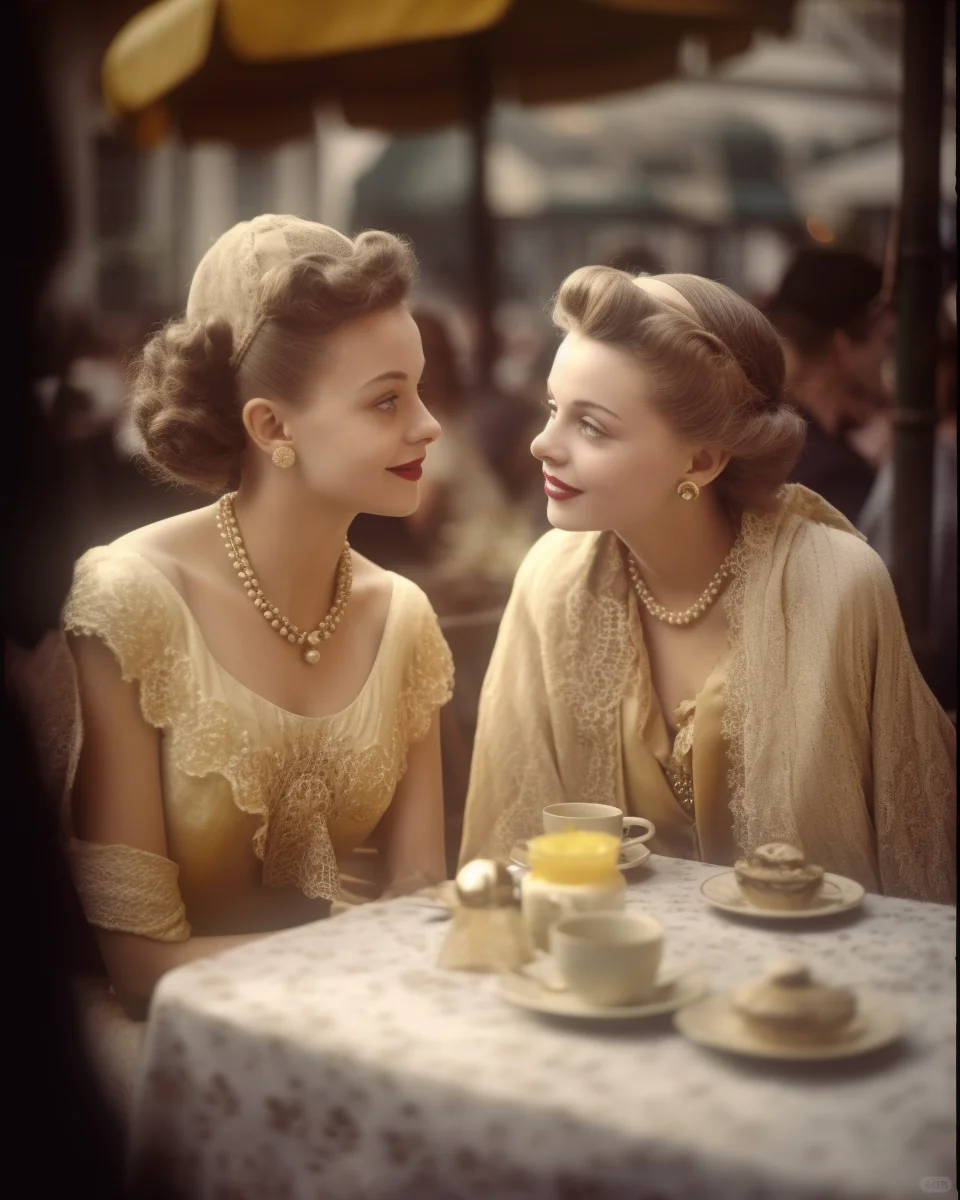 复古时尚，午后时光