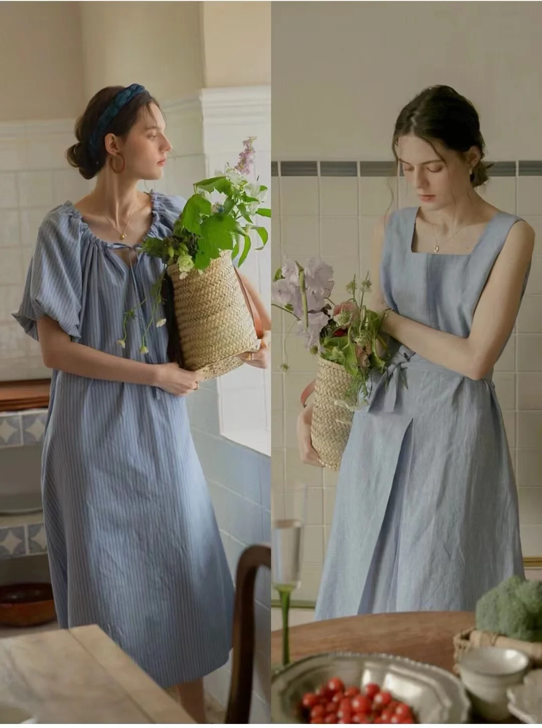 法式复古文艺艺术系女生日常穿搭灵感