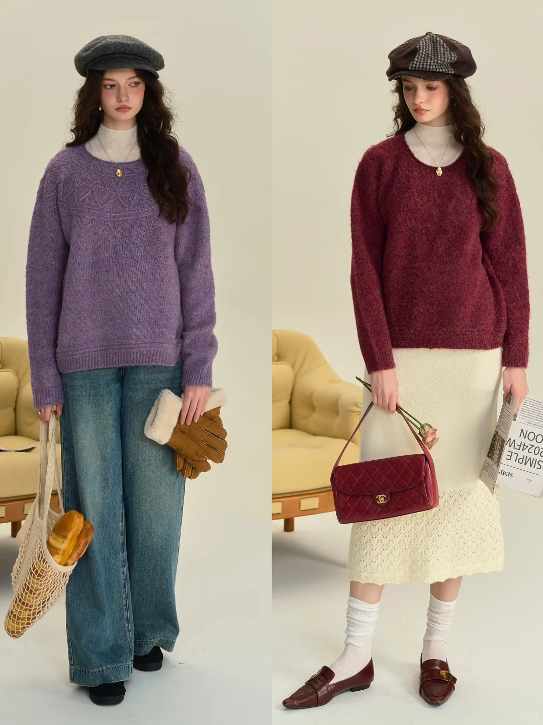 Simple Retro｜法式复古氛围感穿搭